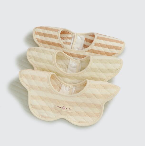 新登場★ベビー涎掛け★棉質　3色★食事用★