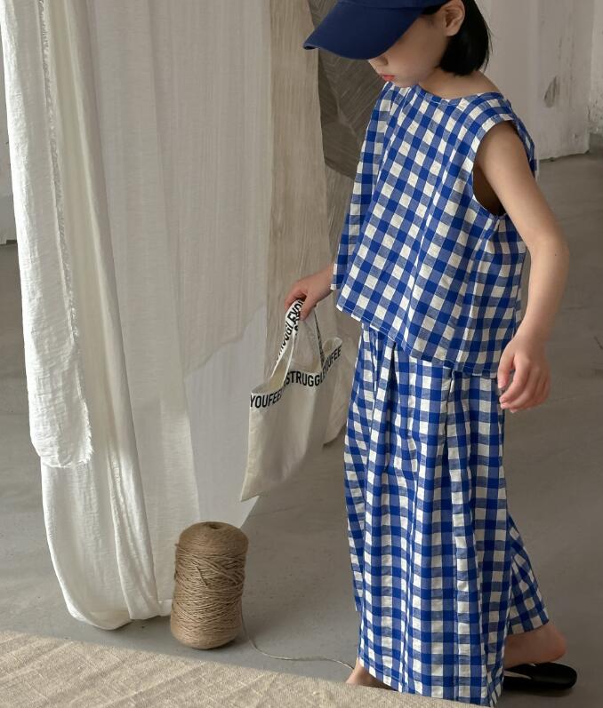 2024夏新品★子供服　トップス+ズボン　セット★90-150cm★