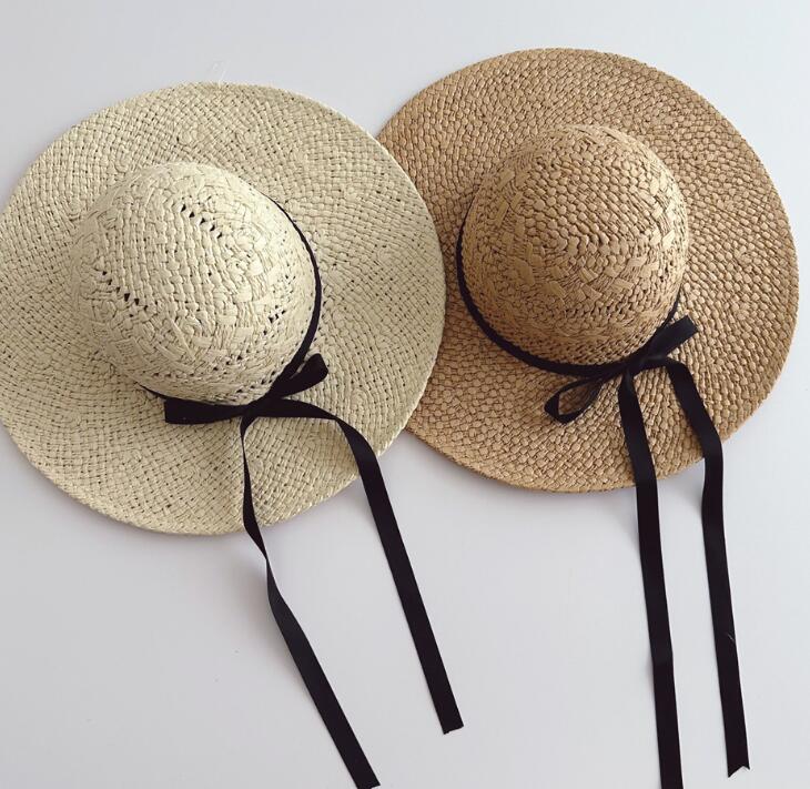2024年夏新品★子供用★麦わら帽子　ハット★2色選べ
