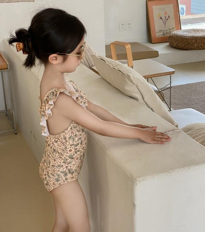 2024夏新品★子供服　水着+帽子★タグ5-15★