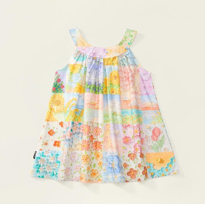 「2024」子供服★ワンピース★袖なし★韓国風子供服★キッズ女の子★90-140CM