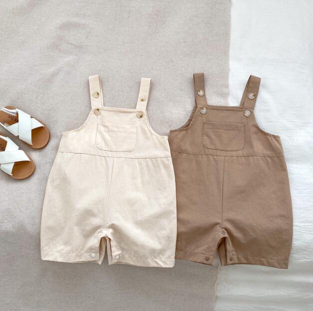 「2024」子供服★サロペット★デニム★連体服★ベビー★韓国風子供服★2色★66-100CM