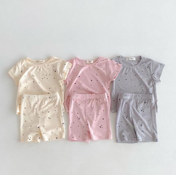 「2024」子供服★トップス+ズボン★セットアップ★部屋着★韓国風子供服★3色★80-130CM