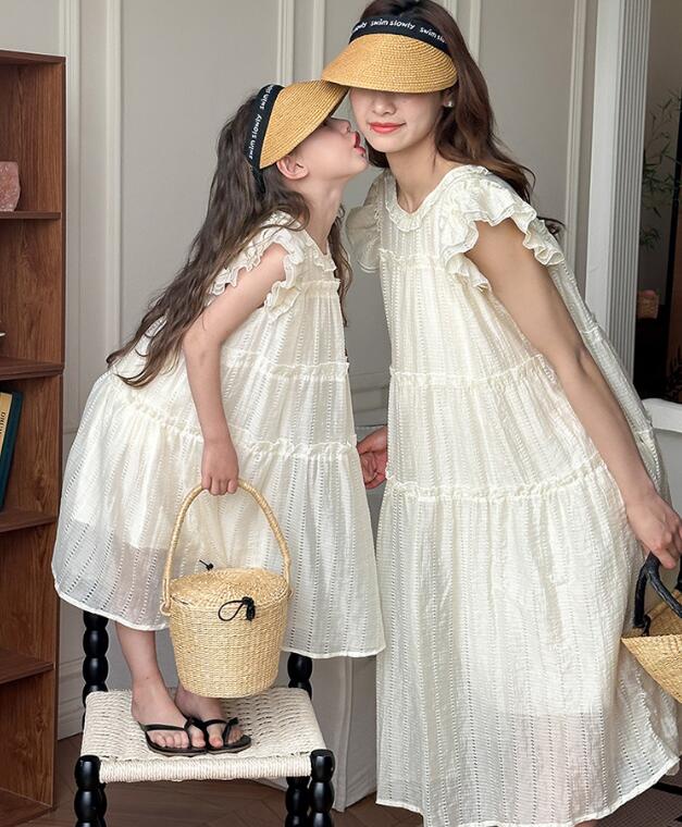 2024新品★子供服&親子服　ワンピース★100-150cm★