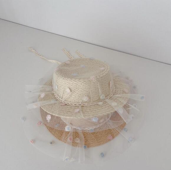 「2024」子供用★帽子★キャップ★麦わら帽子★キッズ★ハット★2色