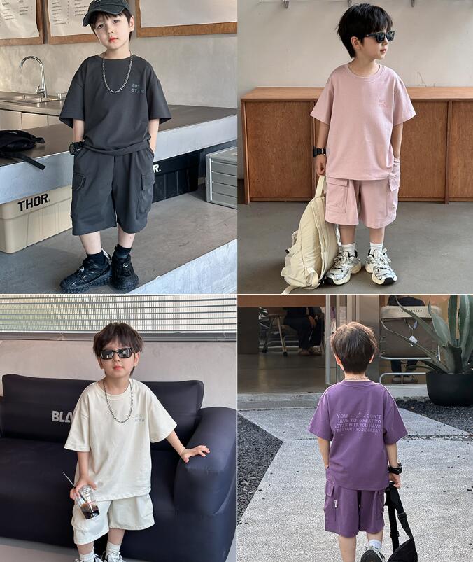2024★夏新作★韓国風子供服★Tシャツ★4色90-150CM