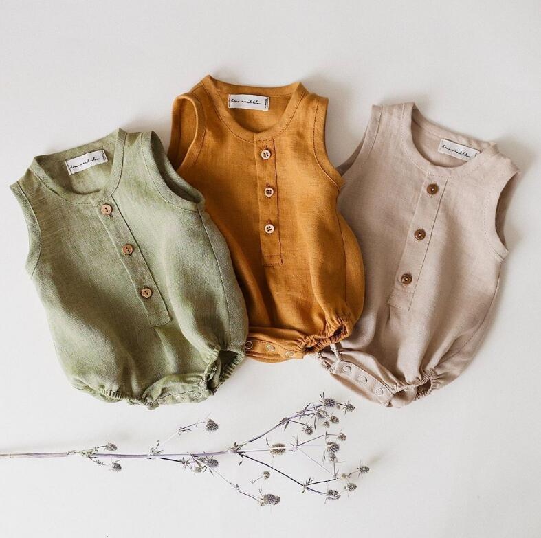 2024★夏新作★韓国風子供服★ロンパース★3色66-90CM