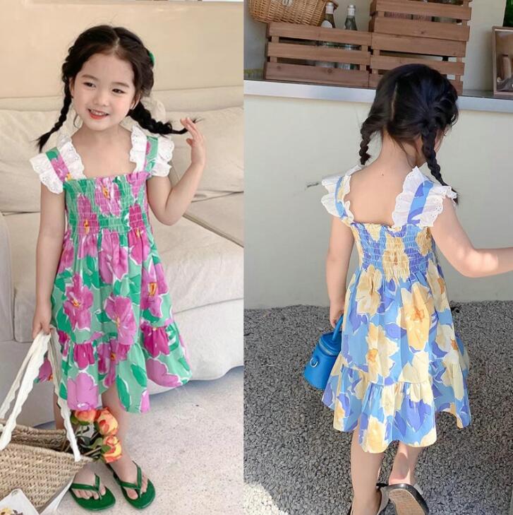 2024★夏新作★韓国風子供服★ワンピース★2色7-15