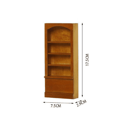 ミニチュア 1:12dollhouse ドールハウス用家具 フィギュア ぬい撮 ドール撮影 キャビネット 本棚 収納棚