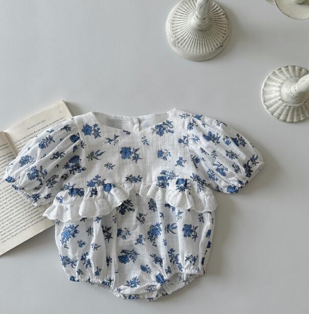 「2024」子供服★ロンパース★連体服★花柄★韓国風子供服★ベビー★66-90CM