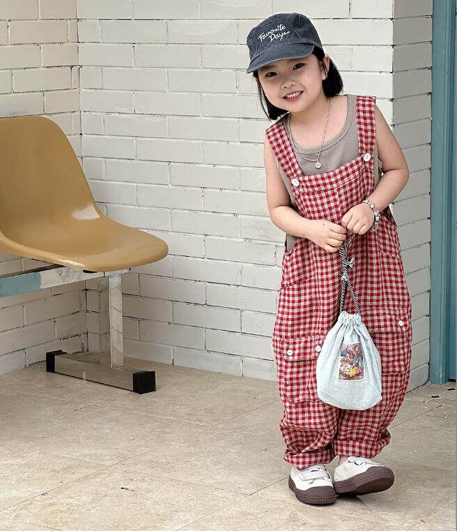 2024★夏新作★韓国風子供服★ベスト★サロペット★80-140CM