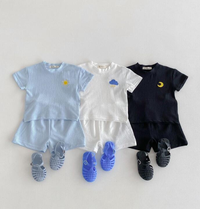 2024★夏新作★韓国風子供服★トップス+ズボン★3色80-130CM