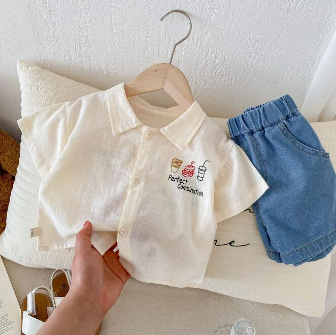 2024★夏新作★韓国風子供服★シャツ★カジュアル★73-120CM
