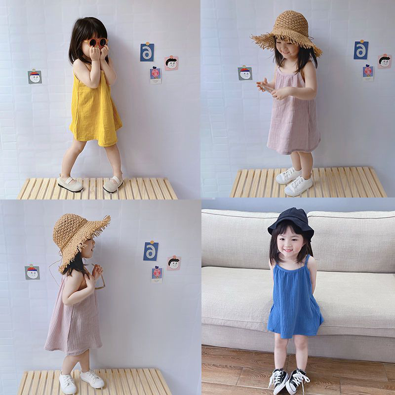 2024夏新品★子供服　ワンピース　80-120★4色