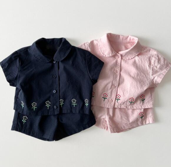 「2024」子供服★トップス+ズボン★セットアップ★韓国子供服★キッズ★2色★70-120CM