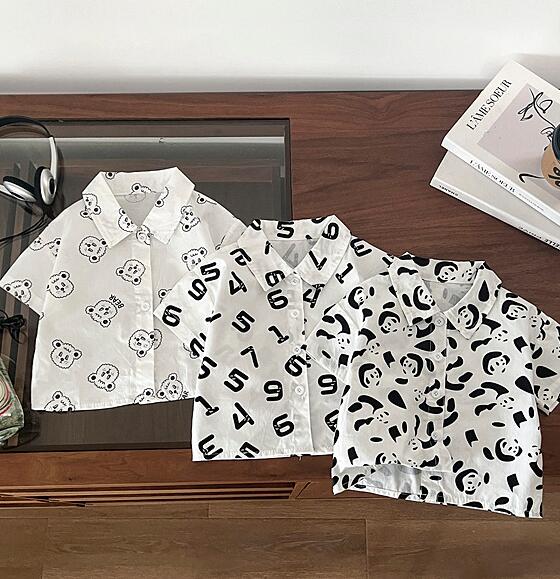 2024夏新作★子供服　トップス　シャツ★73-110cm★3色