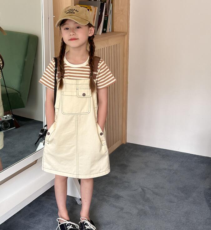 2024夏新品★子供服　トップス&サロペットワンピース分けて★90-160cm★