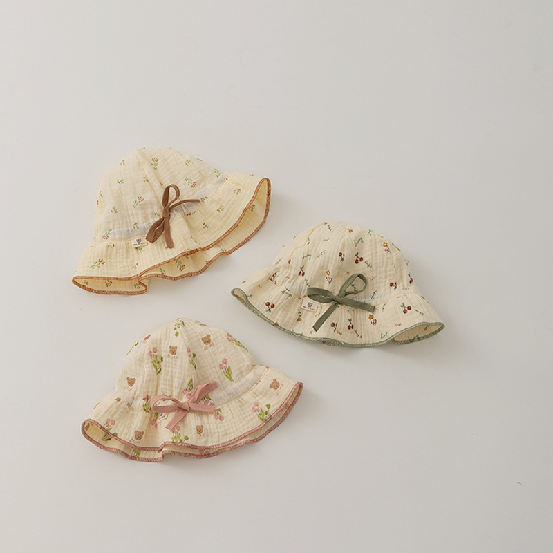 「2024」子供用★帽子★バケットハット★ベビー★可愛い★3色