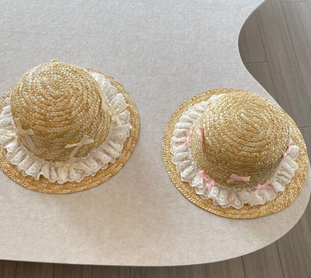 「2024」子供用★帽子★麦わら帽子★キッズ★可愛い★2色