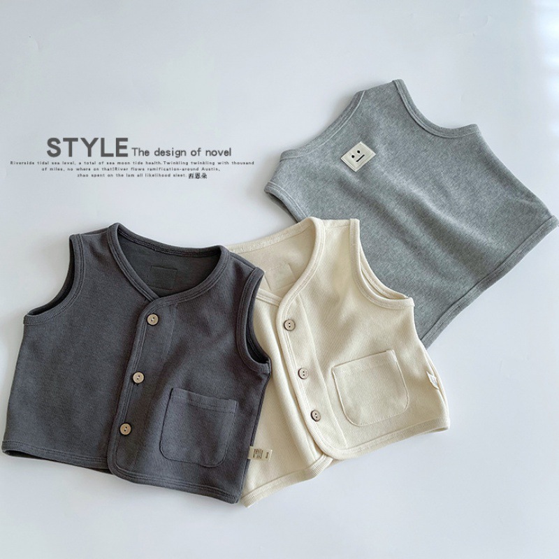 2024秋新品★子供服 　ベストコート★80〜120 3色