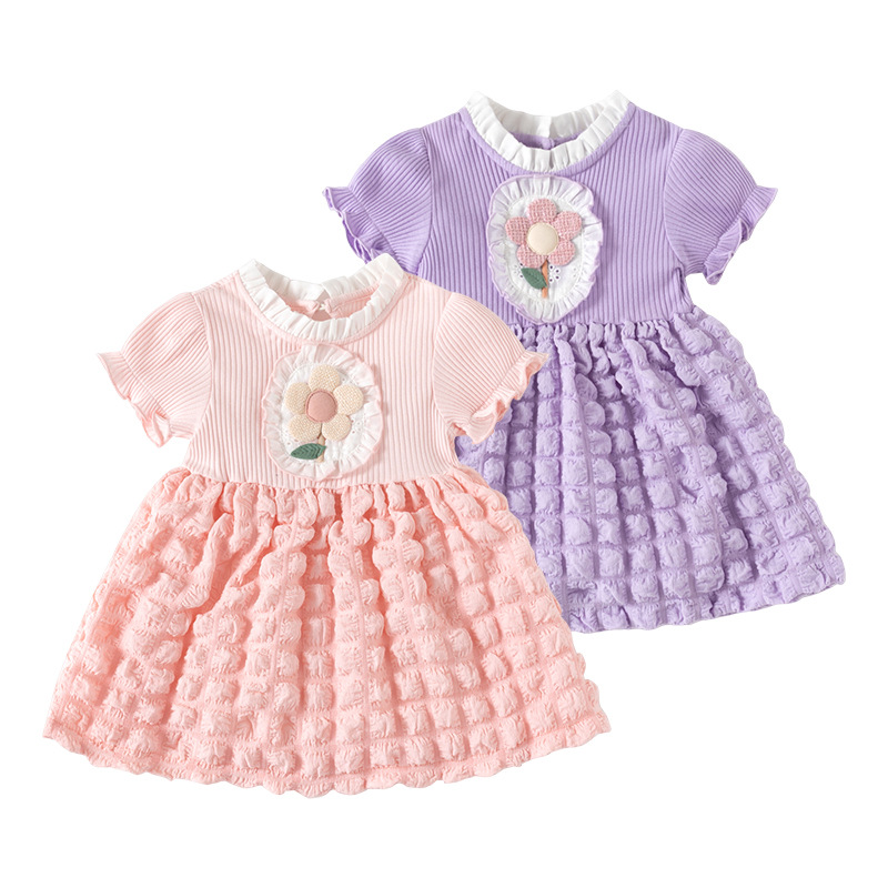 「2024」子供服★ワンピース★韓国風子供服★2色73CM〜110cm