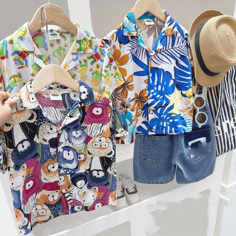 2024★夏新作★韓国風子供服★シャツ★3色100-150CM