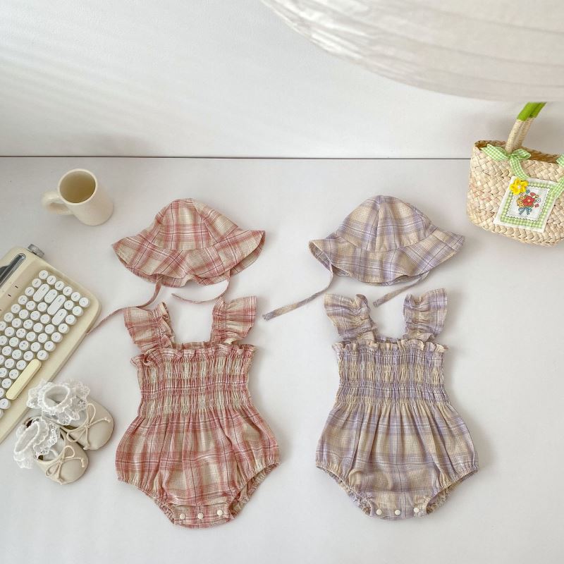 2024★夏新作★韓国風ベビー服★ロンパース★66cm〜90cm 2色