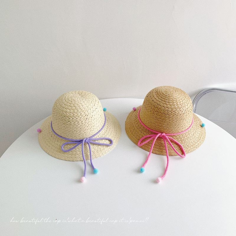 「2024」子供用★帽子★麦わら帽子★キッズ★砂浜★2色