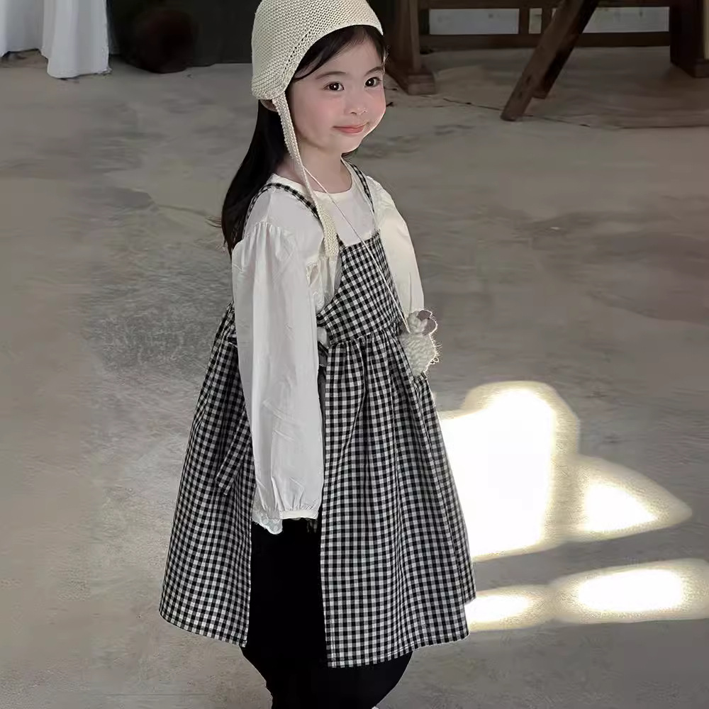 2024秋新品★子供服　ワンピース　ブラウス★90cm〜150cm 2色