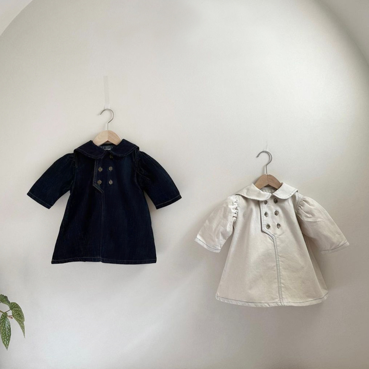 2024秋新品★子供服　ワンピース★73CM〜100cm 2色