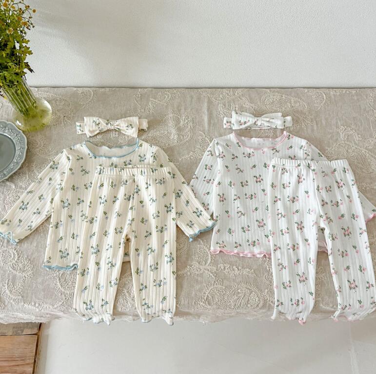 2024秋新品★子供服　セットアップ★66cm〜100cm 2色