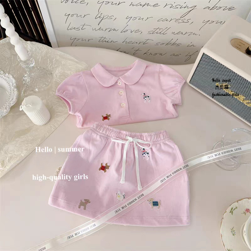 2024★夏新作★韓国風ベビー服★トップス+ズボン★90〜140 2色