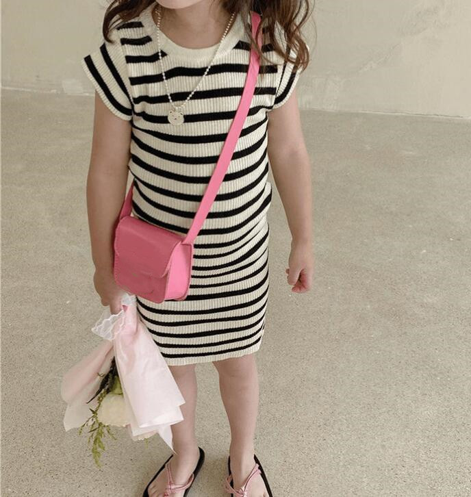 2024夏新品★子供服　ワンピース★80cm〜130cm 2色