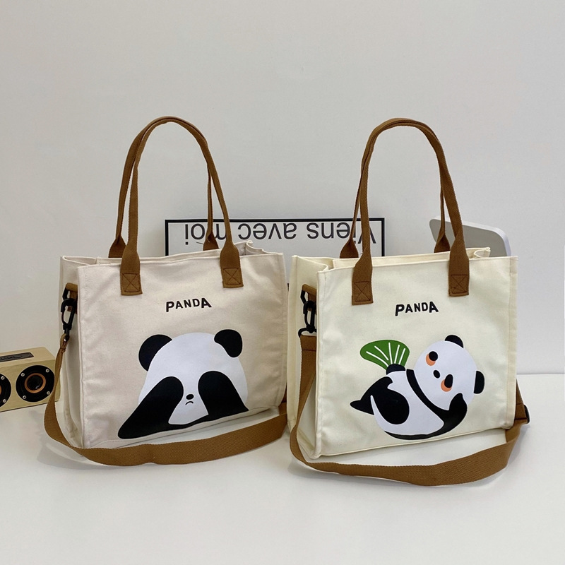 「2024」バッグ★ショルダーバッグ★ハンドバッグ★パンダ★ 2色