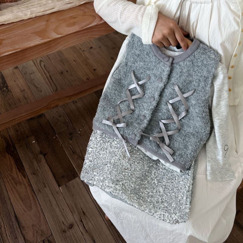 2024★春秋新作★韓国風子供服★チョッキ★トップス★スカート★90cm〜130cm 3色