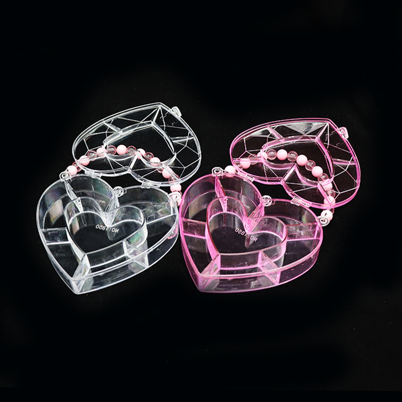 ★超人気★子供用可愛いアクセサリー収納ケース　透明防塵ケース★