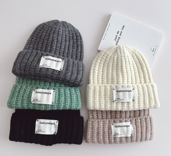 2024年新品★子供用★ニット帽子　ハット★ 5色