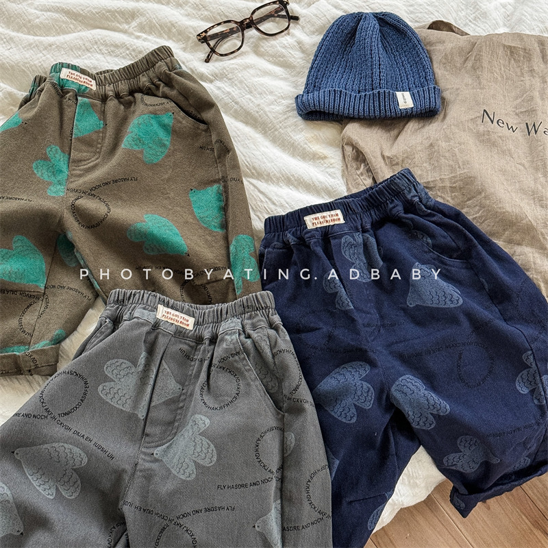 2024★春秋新作★韓国風子供服★ズボン★80cm〜130cm 3色