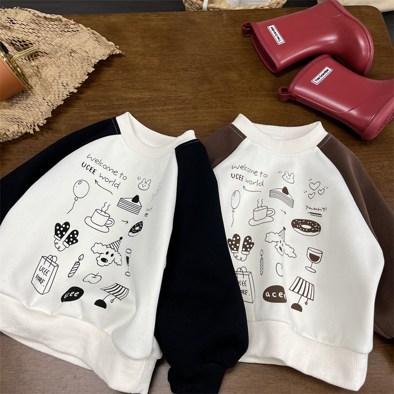 2024新品★子供服　トレーナー　トップス★80cm〜130cm 2色