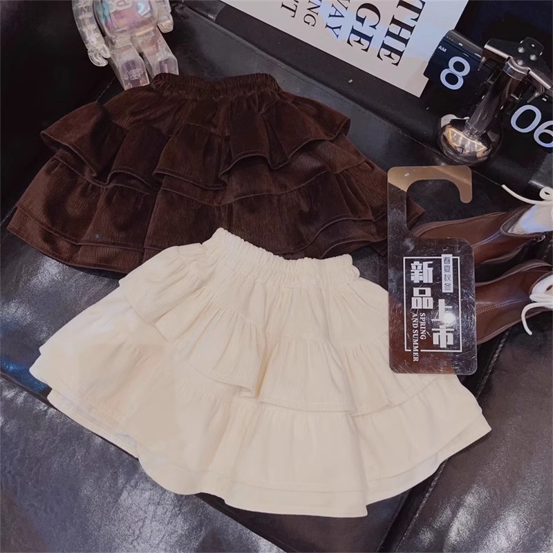 「2024」子供服★ボトムス★スカート★韓国風子供服★2色90cm〜140cm