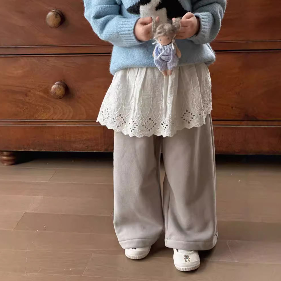 2024秋冬新品HL★子供服　ズボン　裏起毛★90cm〜140cm