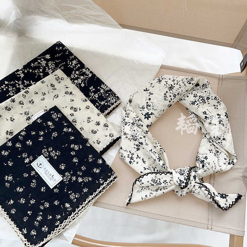 子供用★スカーフ★襟巻き★キッズ★花柄★韓国風★5色