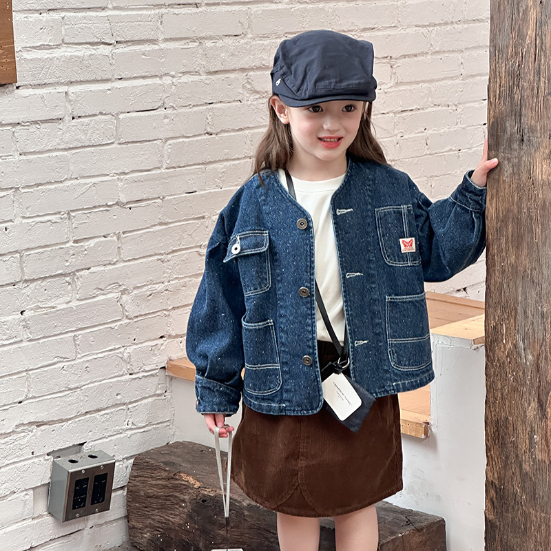 2024秋新作A★子供服 　デニムコート★90cm〜160cm