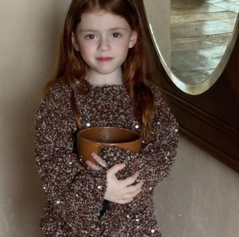 2024秋冬otaly★子供服　トップス+スカート　セットアップ★90cm〜130cm