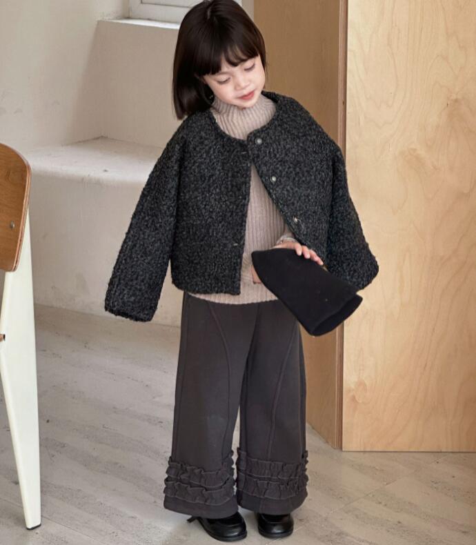 2024秋冬新品★子供服 　コート★90cm〜150cm 2色