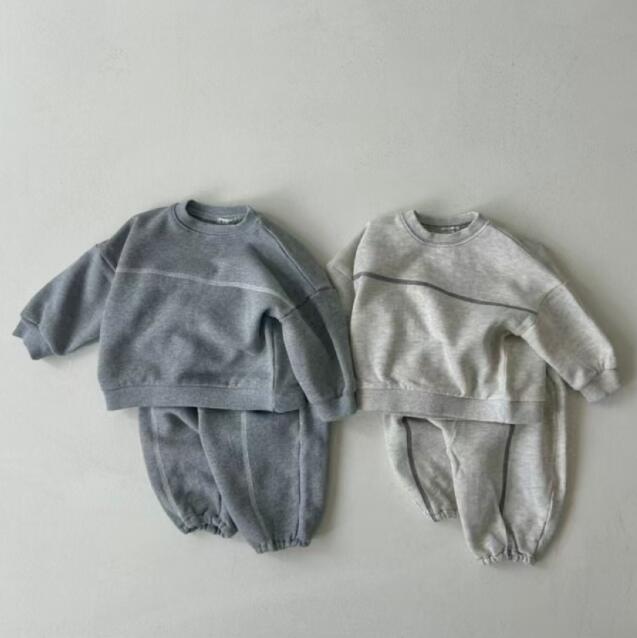 「2024」子供服★トップス+ズボン★セットアップ★韓国風子供服★2色73cm〜120cm