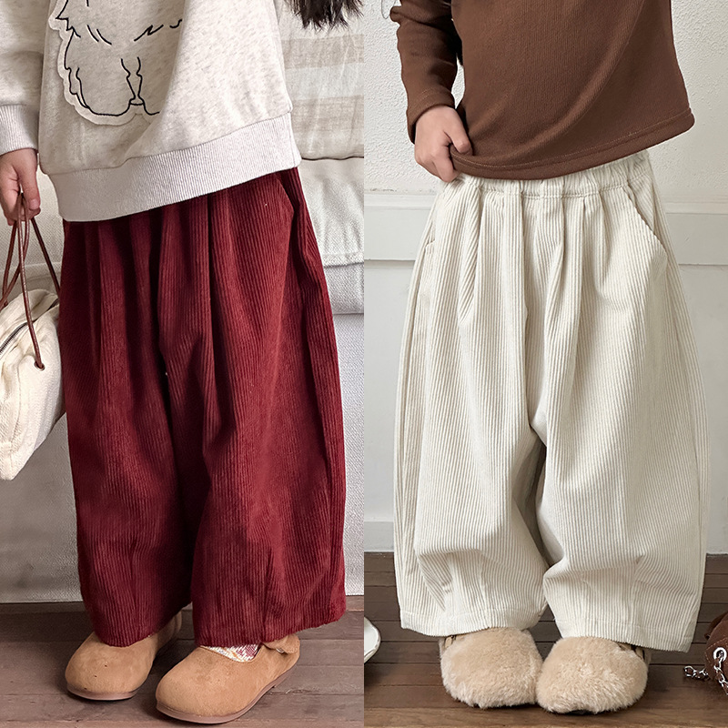 2024秋冬新入荷★子供服　ズボン★90〜140 2色