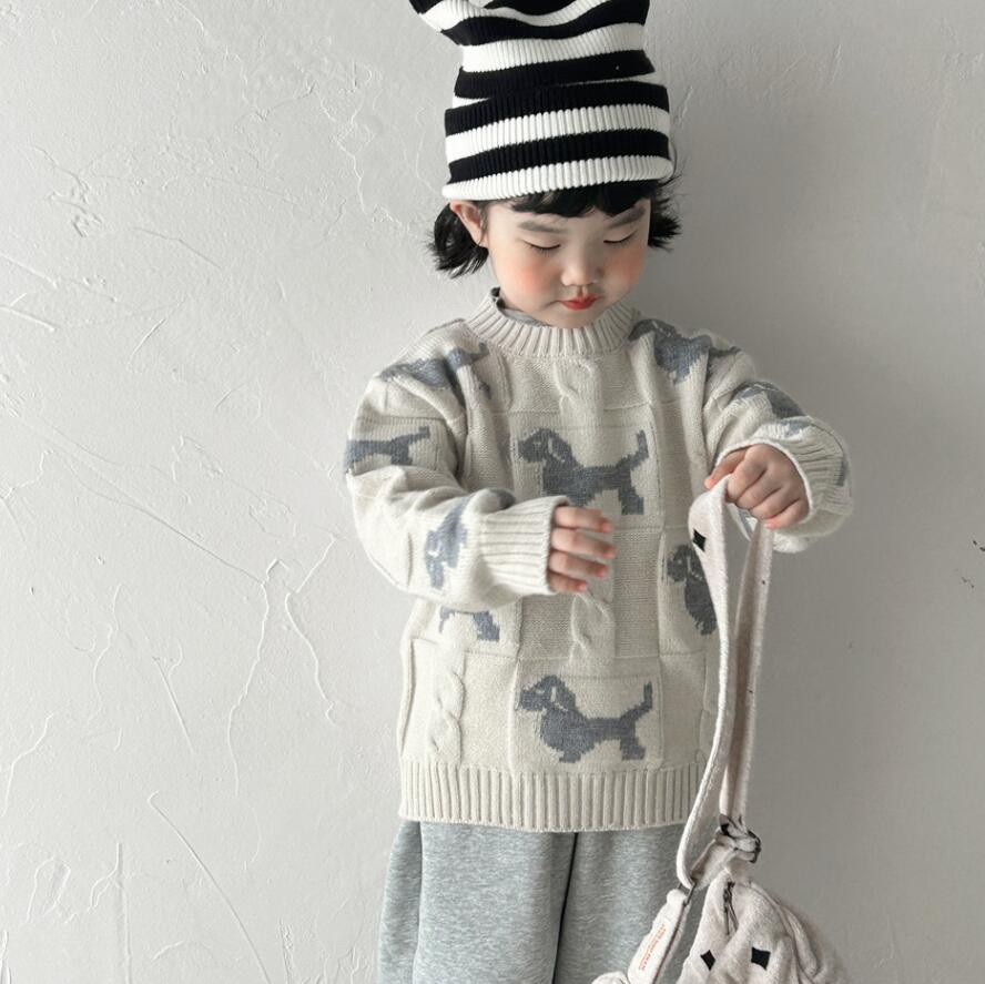 「2024」子供服★トップス★ニット★セーター★韓国風子供服★90cm〜130cm