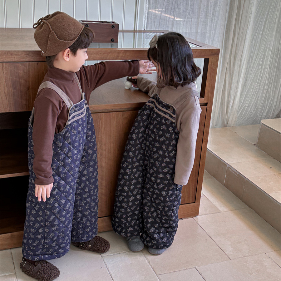 2024秋冬新品★子供服　サロペット★80cm〜140cm 2色