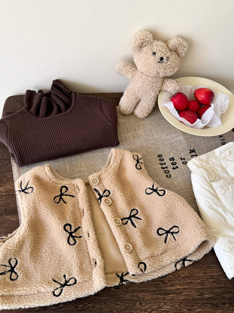 「2024」子供服★トップス★チョッキ★ベスト★韓国風子供服★90cm〜150cm